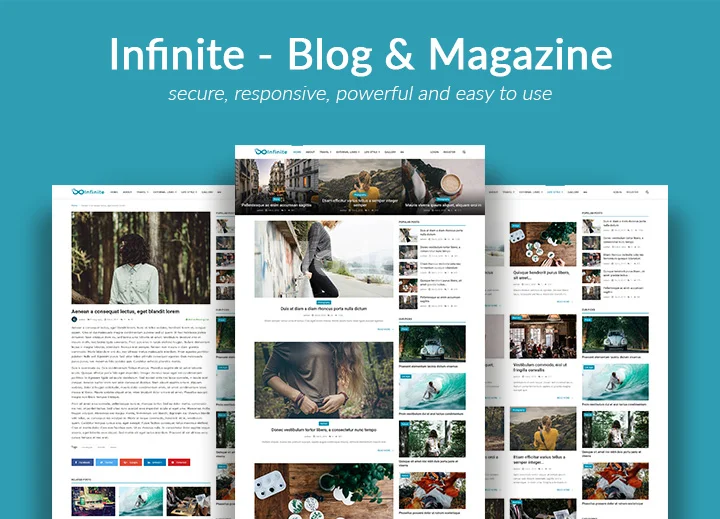 Infinite - Blog & Magazine Script