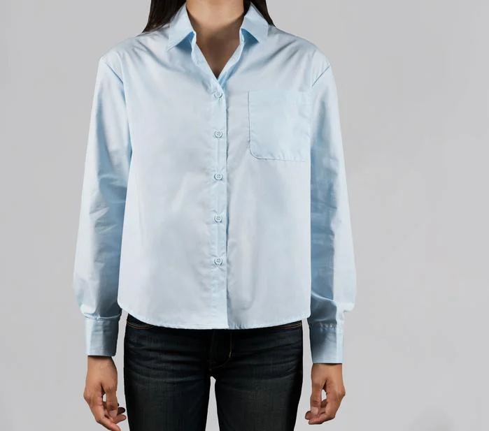 Light blue women shirt